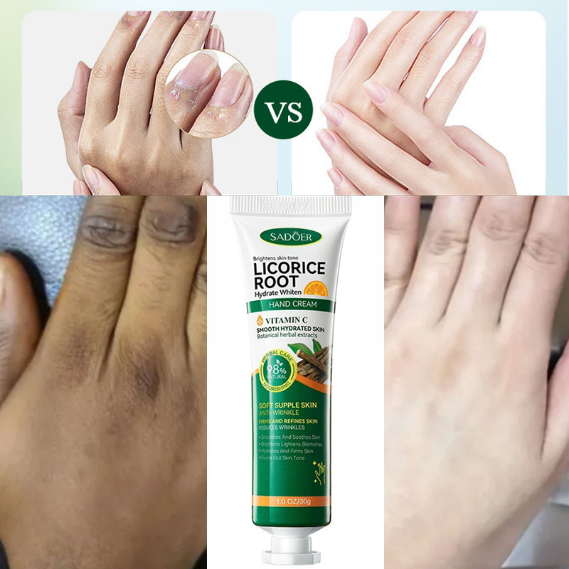 Licorice Root Sticks - Crème pour les mains à blanchiment