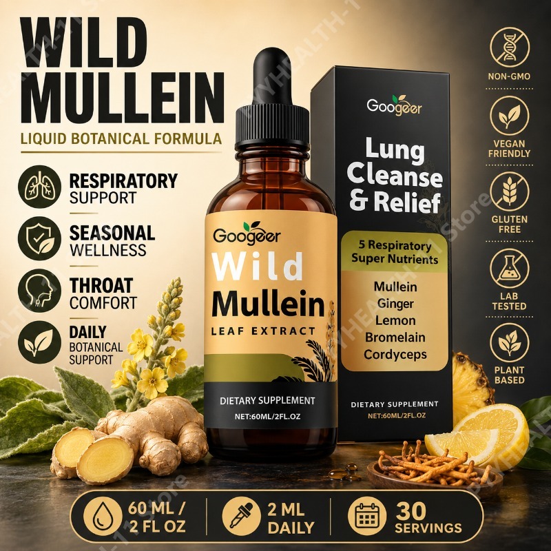 Herbal Wellness Drops - Gouttes liquides de molène, mélange d'herbes