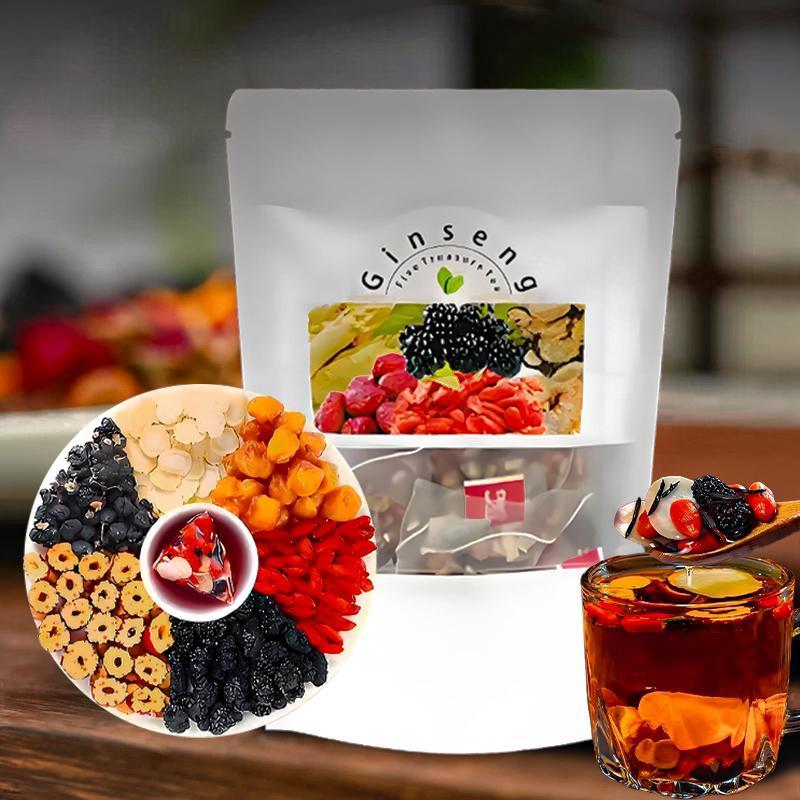 Thé aux cinq trésors de ginsen - Herbal Wellness avis et prix