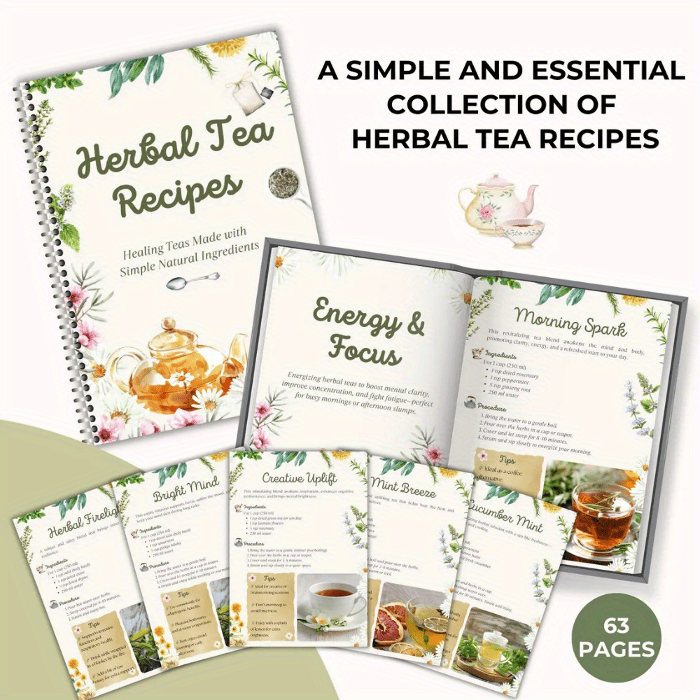 Livre de recettes de tisanes – - Herbal Wellness Book avis et prix