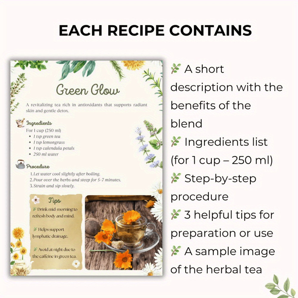 Livre de recettes de tisanes – - Herbal Wellness Book avis et prix