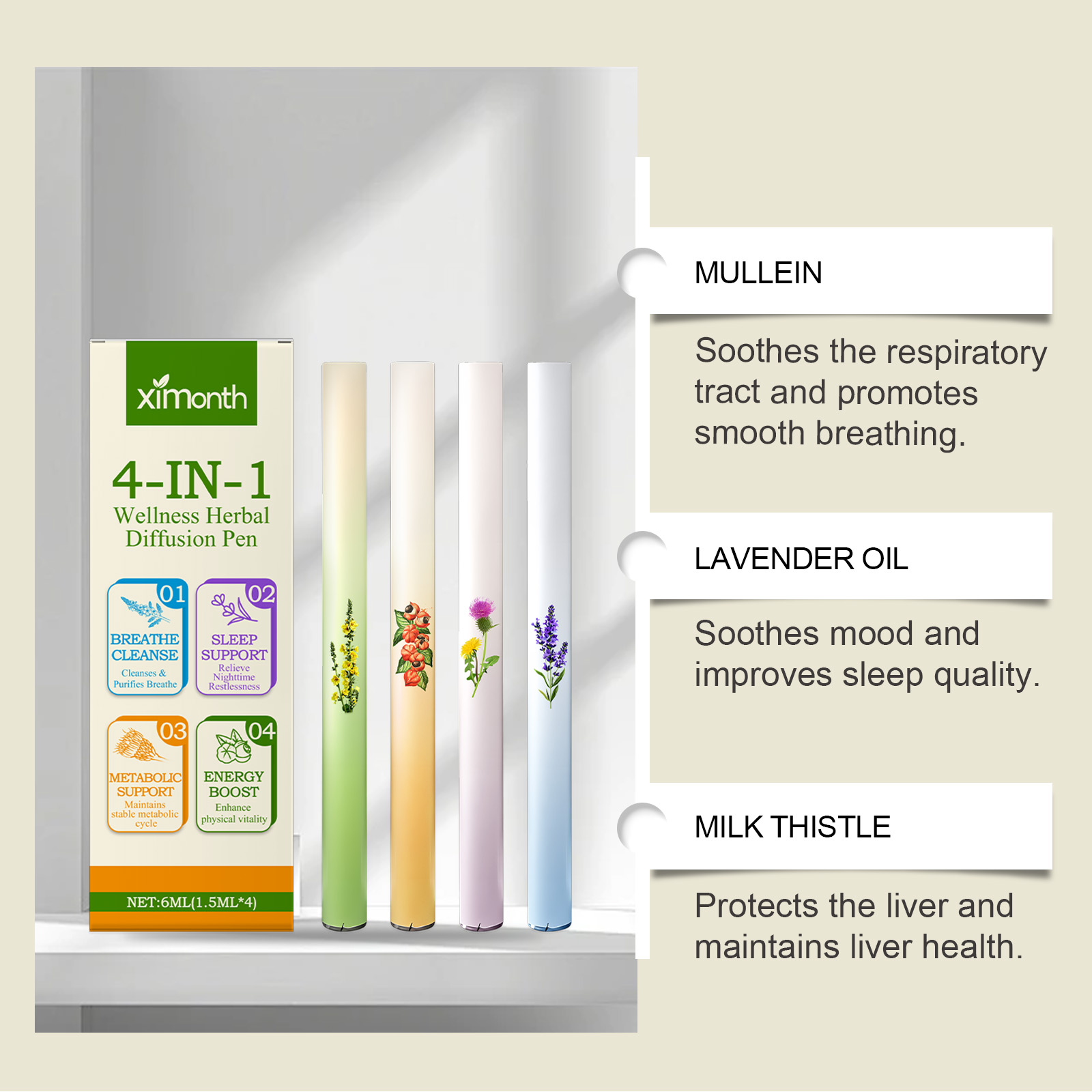 Bâton combiné d'énergie à base - Herbal Wellness avis et prix