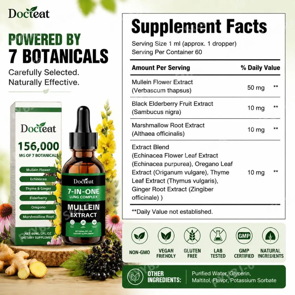 Docteat Gouttes d'extrait de m - Herbal Wellness Drops avis et prix