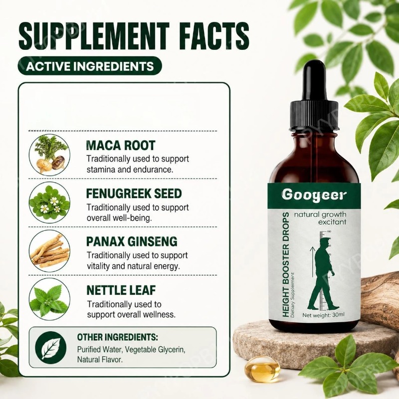 Googeer Vitamine D3 Citrate de - Herbal Wellness Liquid avis et prix