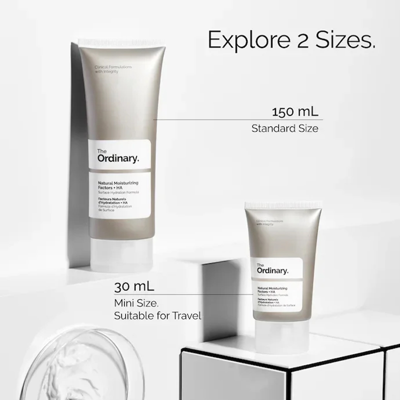 Facteurs hydratants naturels + - The Ordinary Serum Hyaluronic Acid avis et prix