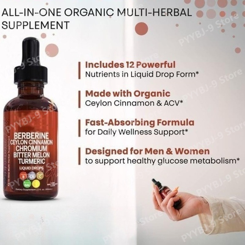 Gouttes liquides de berbérine, - Herbal Wellness Drops avis et prix