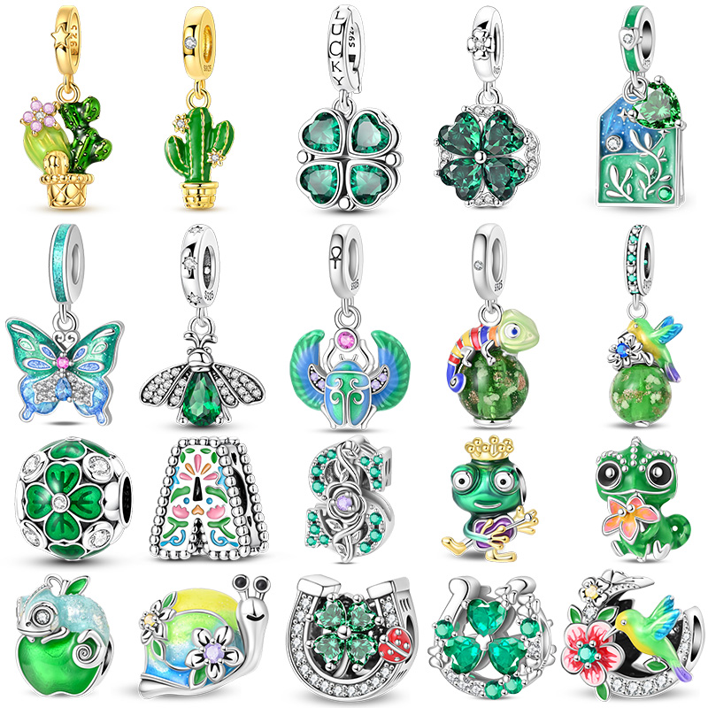 Pendentif en argent Sterling 9 - Red Clover Flower avis et prix