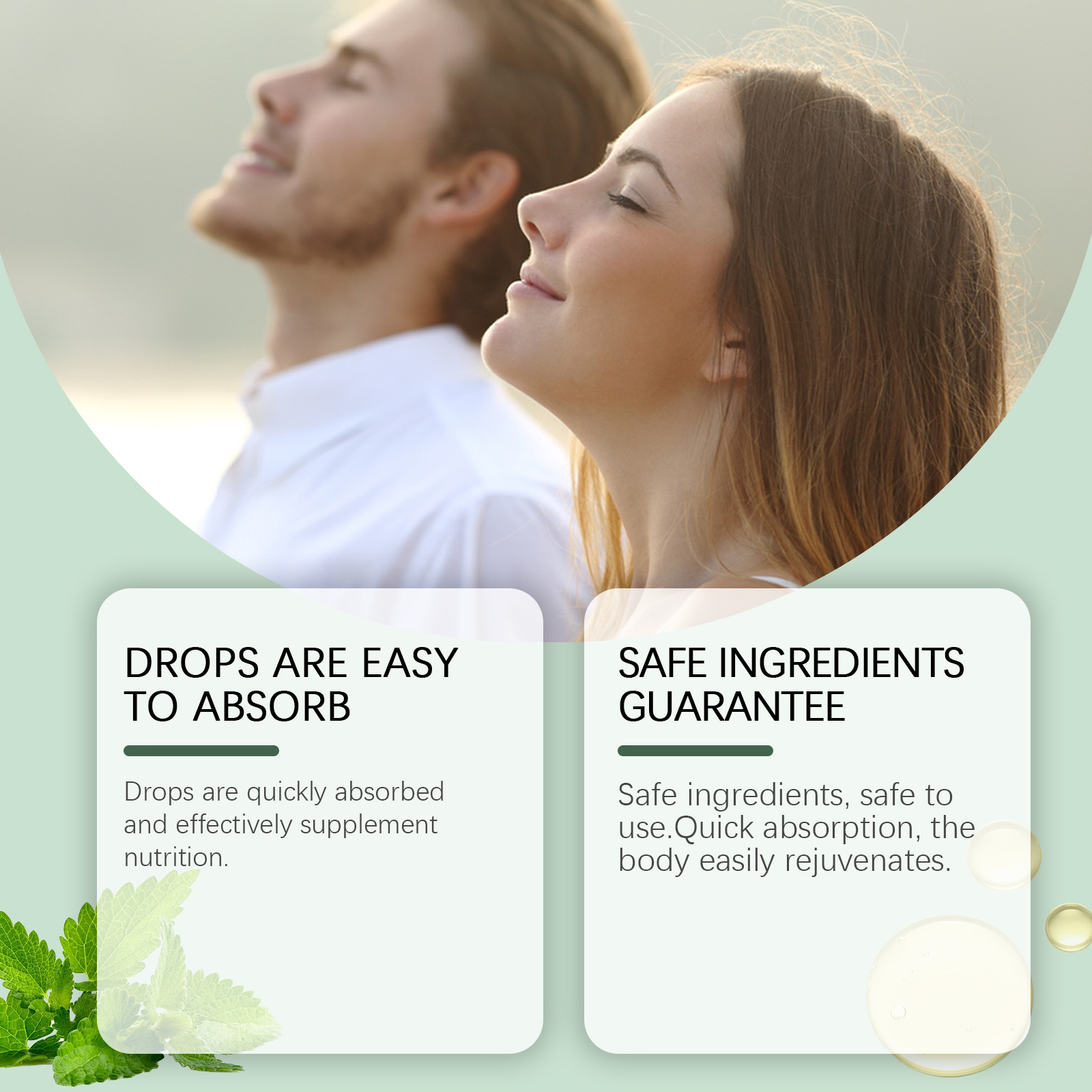 Gouttes à base de menthe poivr - Herbal Wellness Drops avis et prix